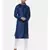 Blue Koul Linen Silk Kurta