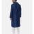 Blue Koul Linen Silk Kurta