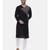 Green Blue Printed Linen Kurta