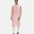 Pink Ivory Embroidered Silk Kurta