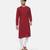 Red Cotton Kurta