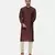 Classic Brown Silk Kurta