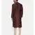 Classic Brown Silk Kurta