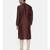 Classic Brown Silk Kurta