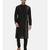 Black Grey Embroidered Silk Kurta