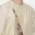 Beige Printed Silk Kurta