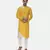 Yellow Silk Detail Kurta