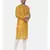 Silk Yellow Ikat Kurta