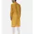 Silk Yellow Ikat Kurta