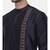 Blue Embroiderd Linen Silk Kurta
