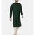 Green Silk Slub Mukaish Kurta