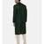Green Silk Slub Mukaish Kurta