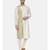 Green Ivory Wrap Around Silk Kurta