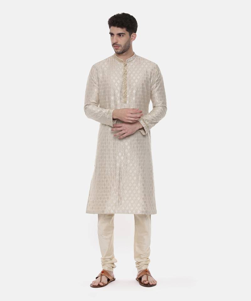 Banares Silk Brocade Kurta