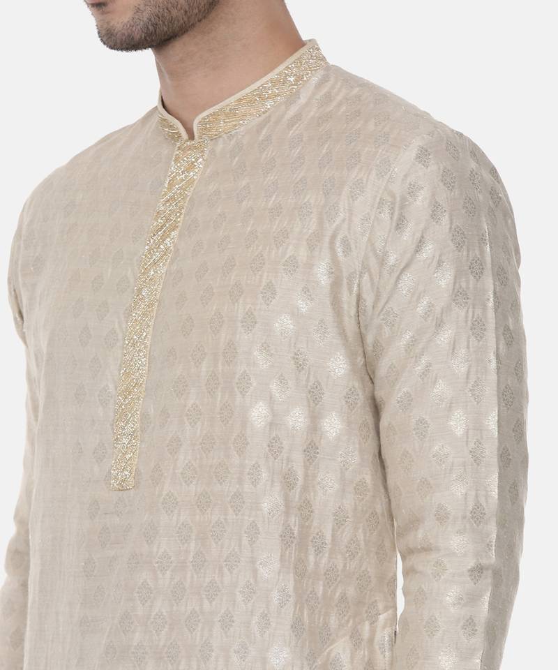 Banares Silk Brocade Kurta