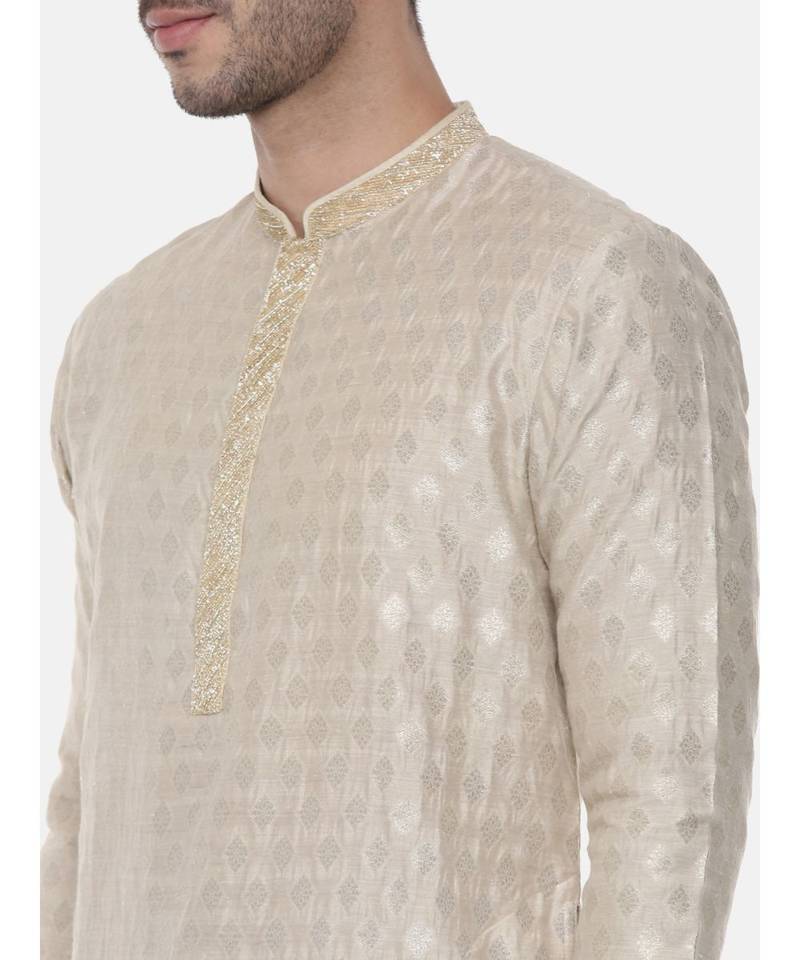 Banares Silk Brocade Kurta