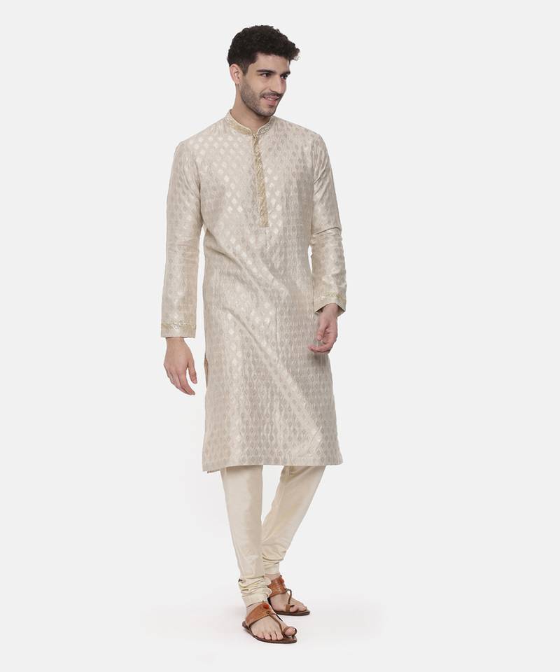 Banares Silk Brocade Kurta