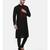 Black Silk Cut Away Kurta