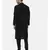 Black Silk Cut Away Kurta