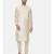 Beige Ivory Silk Cut Away Kurta