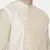 Beige Ivory Silk Cut Away Kurta