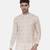 Pink Ivory floral Linen Shirt