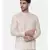 Pink Ivory floral Linen Shirt