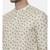 Beige Green Linen Printed Shirt