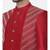 Silk Slub Embroired Red Sherwani