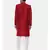 Silk Slub Embroired Red Sherwani