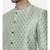 Classic Banares Jaquard Green Sherwani