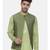Green Open Silk Jacket