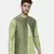 Green Open Silk Jacket