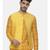 Yellow Open Silk Jacket