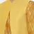 Yellow Open Silk Jacket