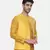 Yellow Open Silk Jacket