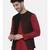 Black Open Silk Jacket