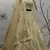 Beige thread with sequins embroidered art silk semi stitched wedding lehenga for bridal