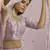 Careys Dusty pink thread with sequins embroidered silk semi stitched wedding lehenga