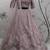 Careys Dusty pink thread with sequins embroidered silk semi stitched wedding lehenga