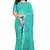 Light blue embroidered georgette saree with blouse