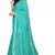 Light blue embroidered georgette saree with blouse
