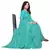 Light blue embroidered georgette saree with blouse