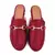 Gem Stone Maroon solid 1 pair Loafers