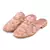 Nude Pink Baroque Solid 1 pair Loafers