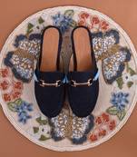 Blue Denim Loafers solid 1 pair of loafer