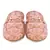 Nude Pink Baroque Solid 1 pair Loafers