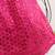 Deep Pink thread with sequins embroidered art silk semi stitched Bridal lehenga