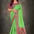 Light green woven banarasi silk saree with blouse