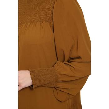 Party wear fashionable Dress -Mustard Brown 5